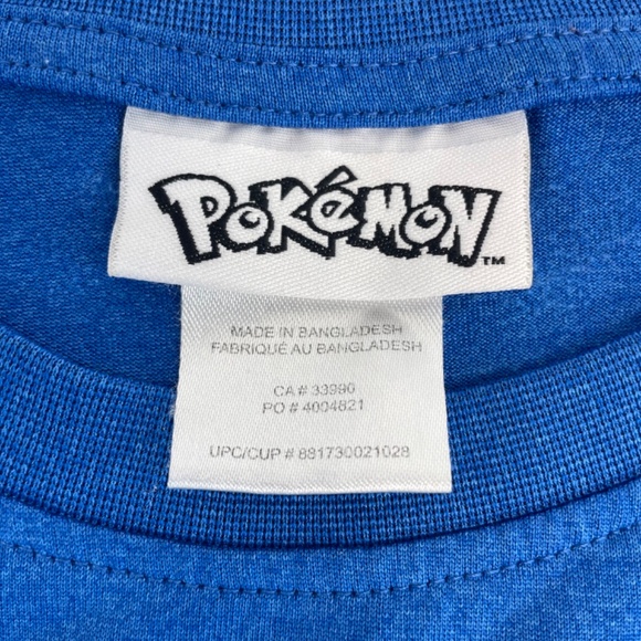 Pokemon T-Shirt Blue Lightweight Men’s Size Extra Large - Picture 4 of 12